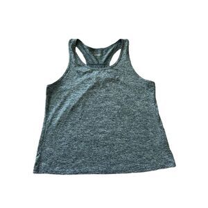Ideology Blue/Gray Heathered Racerback Active Workout‎ Tank Womens Large Shirt